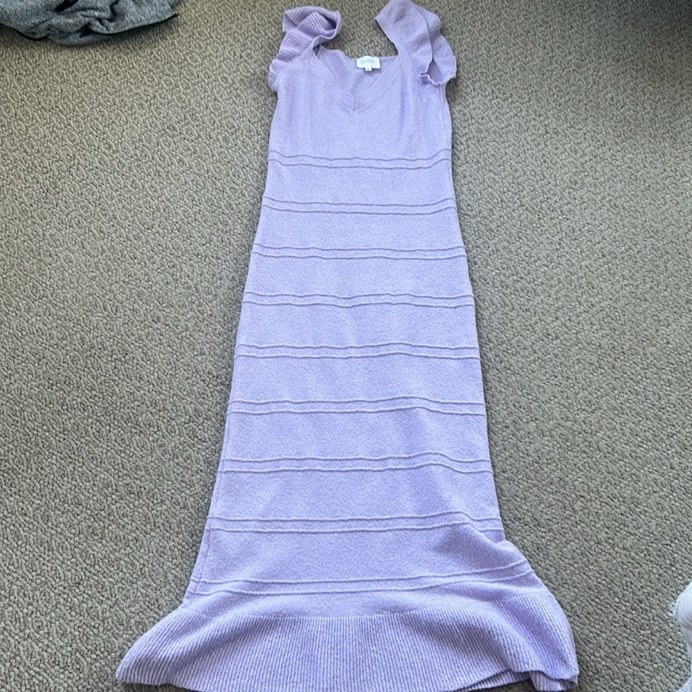 Sundays NYC Knit Lilac Dress